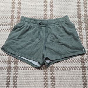 Women's Green Terry Lounge Shorts BCG Medium